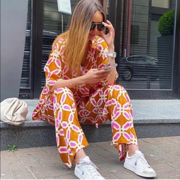 Zara Other Zara Pajama Style Coord Set Poshmark